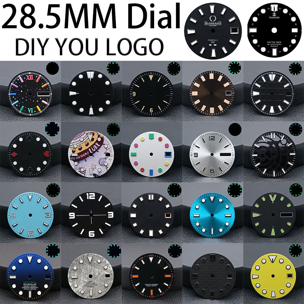 Diy Electronics Watch - قرص ساعة بقطر 28.5 ملم مع
