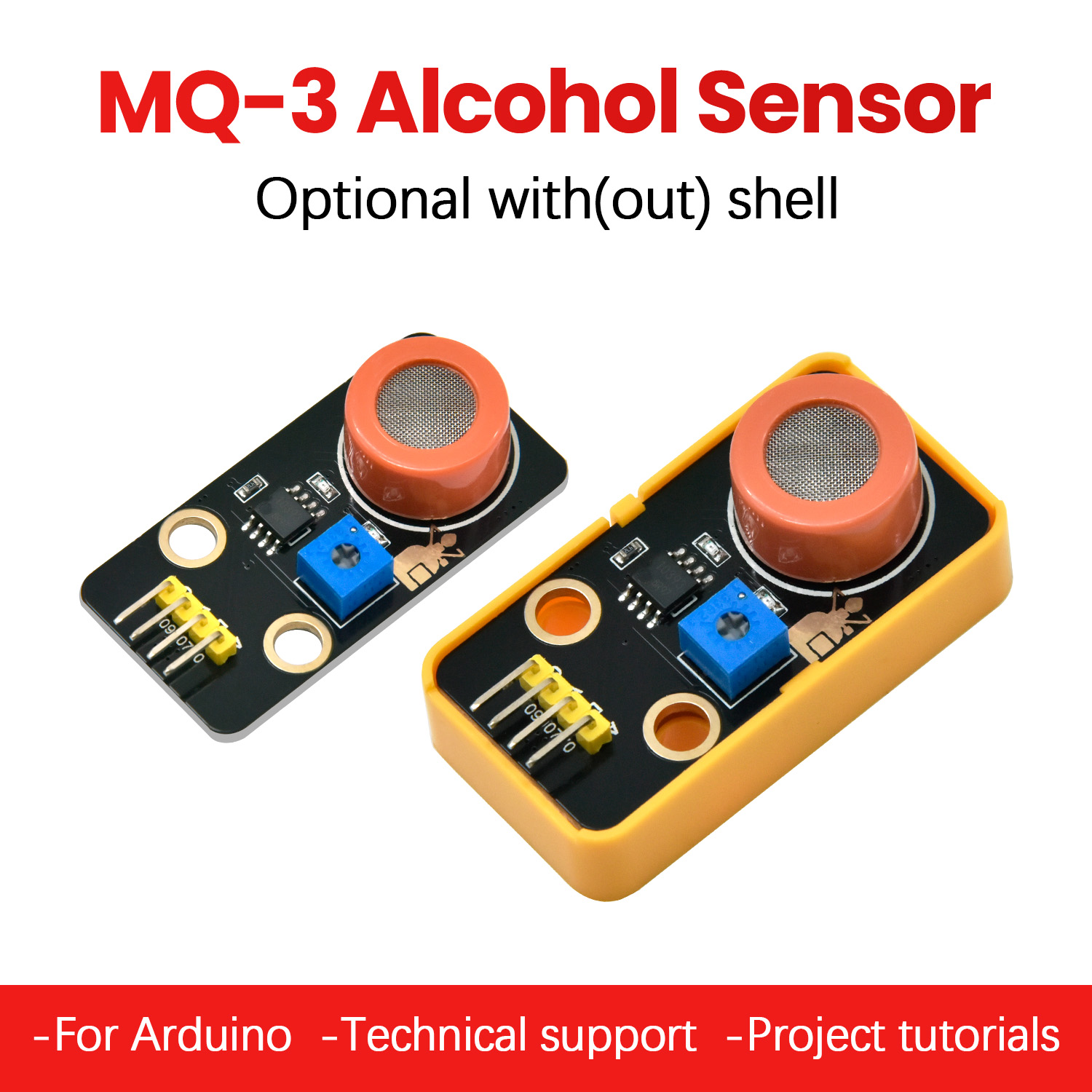 Diy Lego Electronics - Keyestudio MQ-3 مستشعر الكحول لاردوينو متوافق