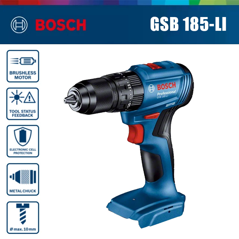 Bosch Drill Gsb 18V - مثقاب طرق لاسلكي بدون فرشاة من