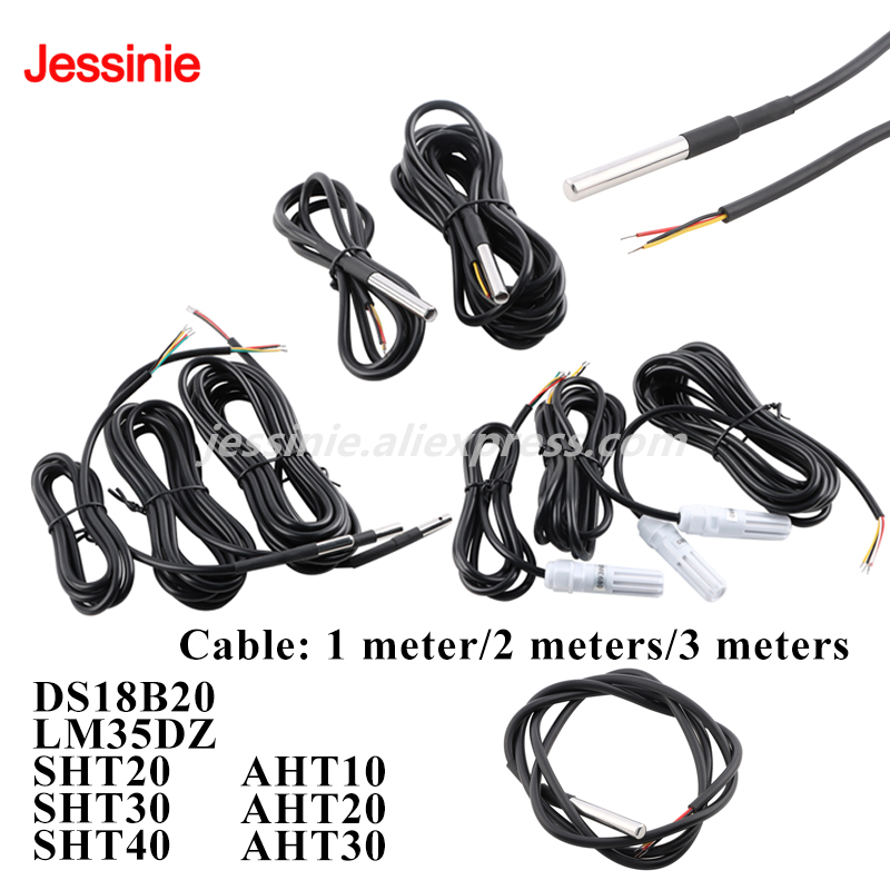 Ds18B20 Temperature Sensor - DS18B20 LM35DZ SHT20 SHT30 SHT40 AHT10