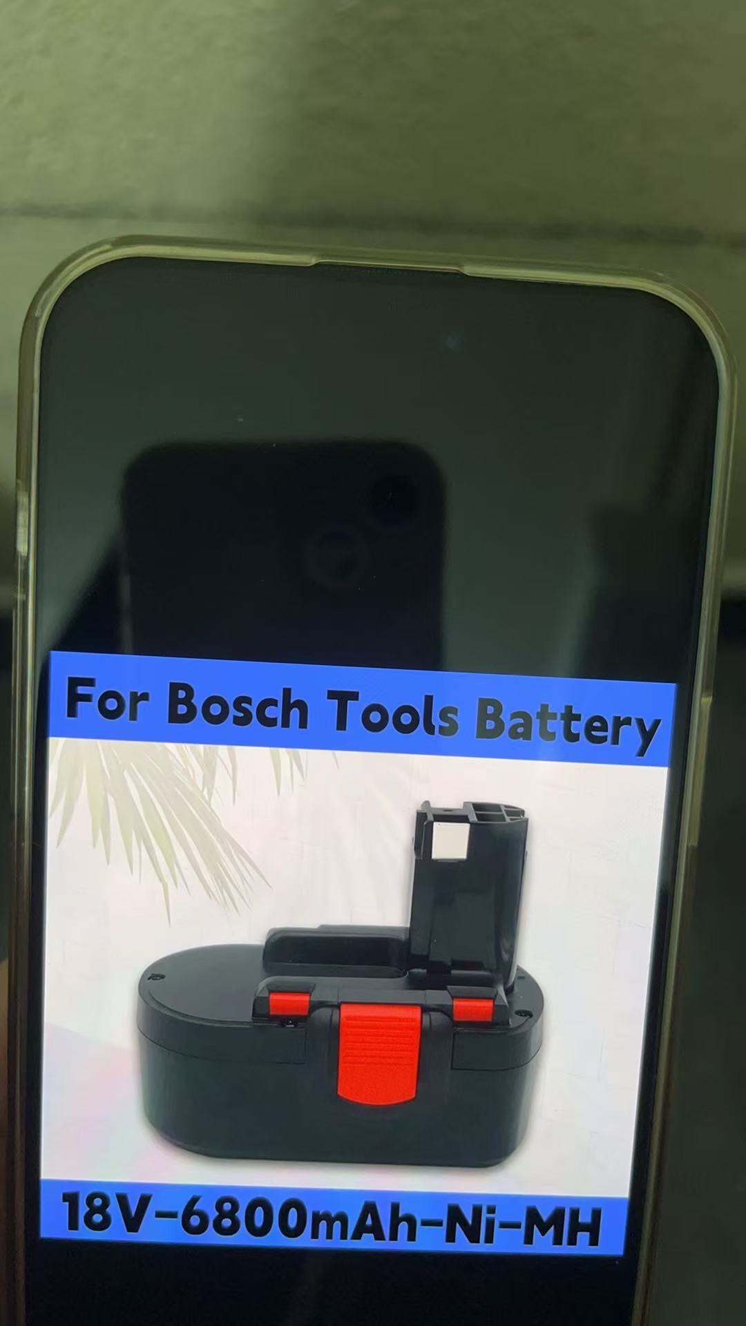 Bosch Drill Gsb 18V - 18 فولت 6800 مللي أمبير بطارية