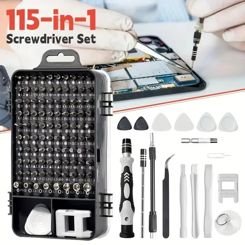 Diy Electronics Repair Kit - طقم مفكات دقيقة 115 في 1