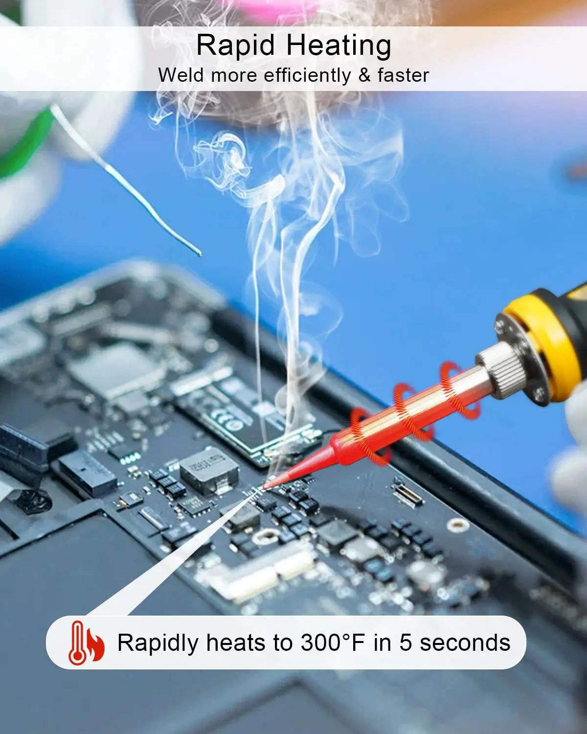مجموعة مكواة لحام محمولة متواف - مراجعة Diy Electronics Repair Kit وسعره