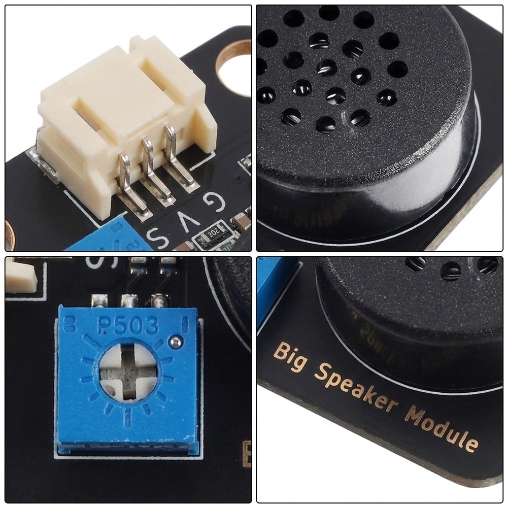 قطعتان من مستشعر الصوت مع مخرج - مراجعة Diy Analog Electronics وسعره