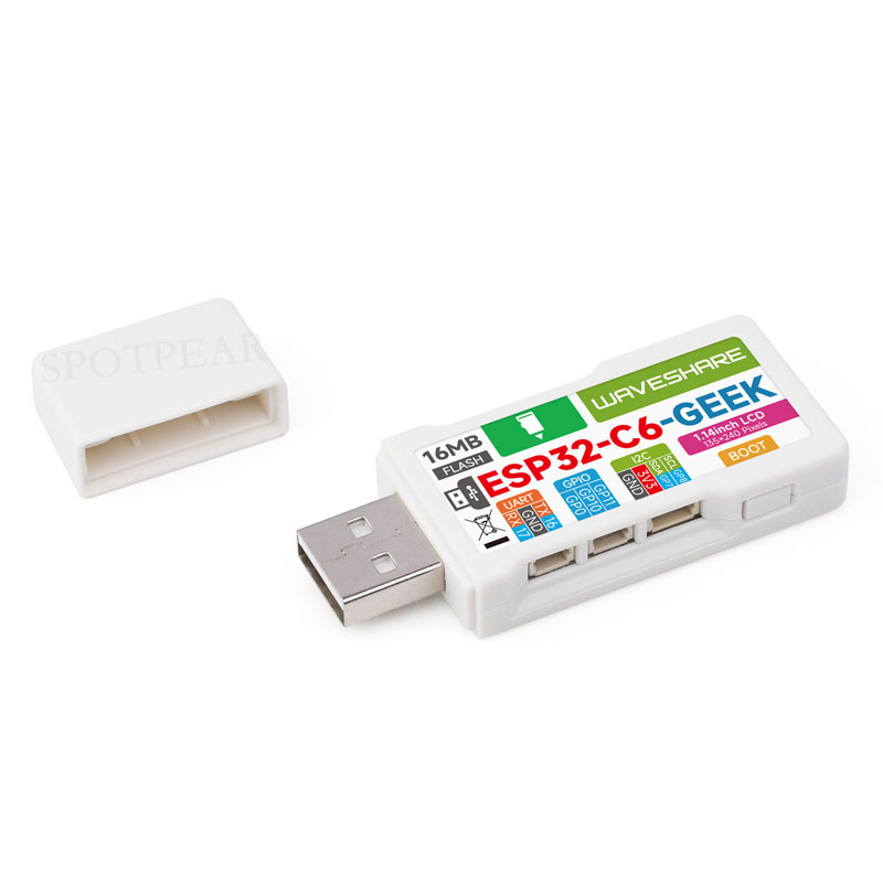 لوحة تطوير ESP32-C6 GEEK مع شا - مراجعة Diy In Electronics وسعره