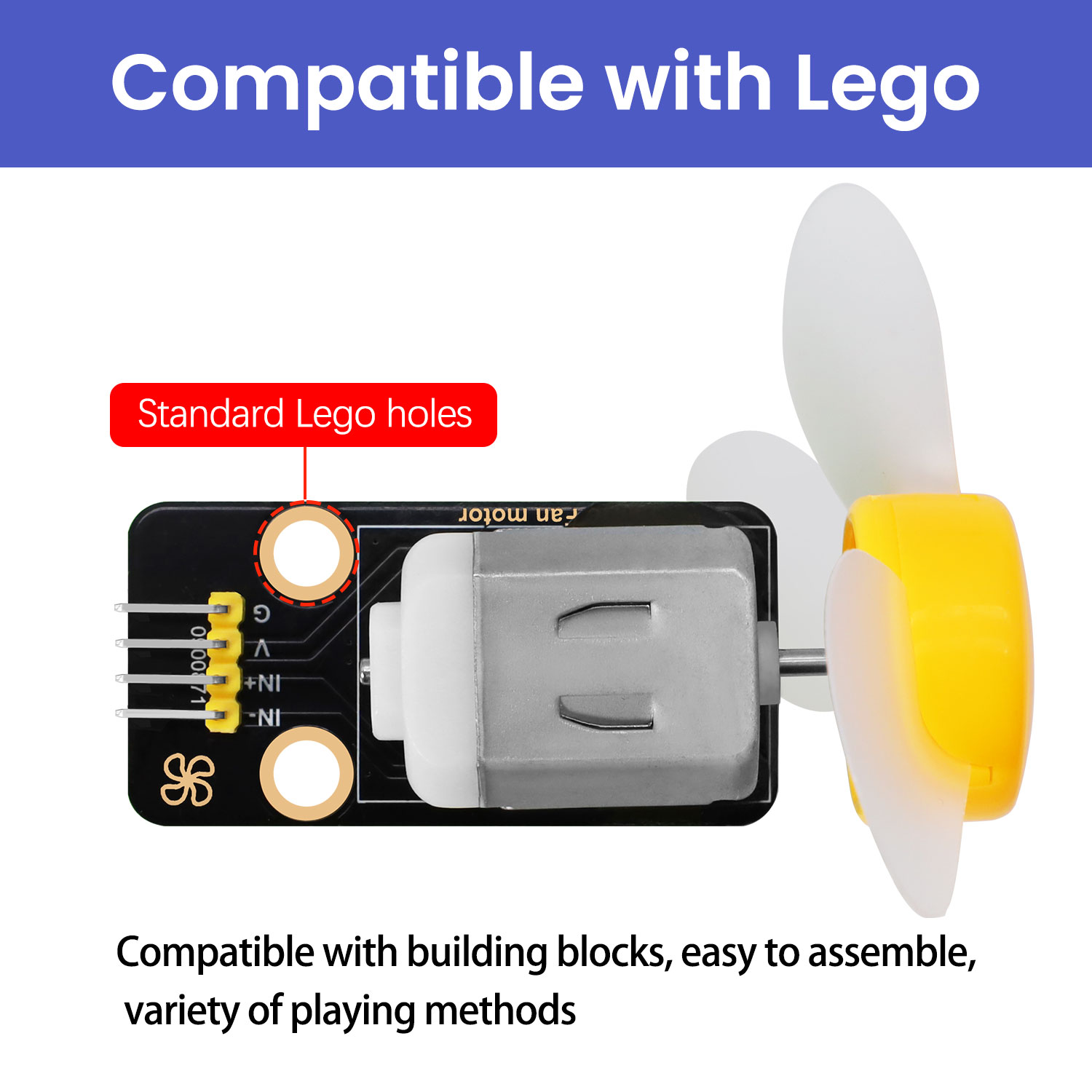 وحدة مروحة محرك تيار مستمر 3-6 - مراجعة Diy Lego Electronics وسعره