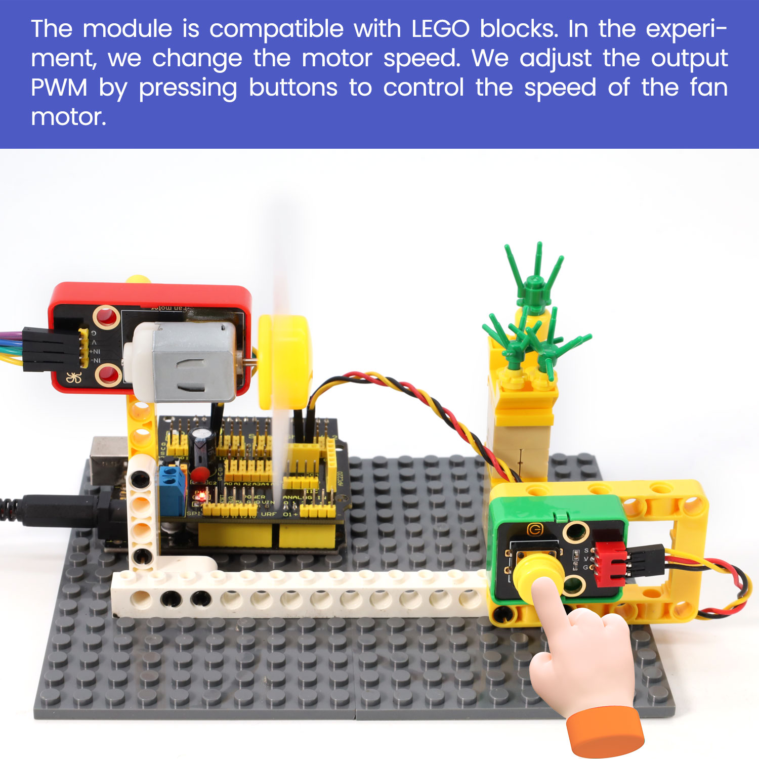 وحدة مروحة محرك تيار مستمر 3-6 - مراجعة Diy Lego Electronics وسعره