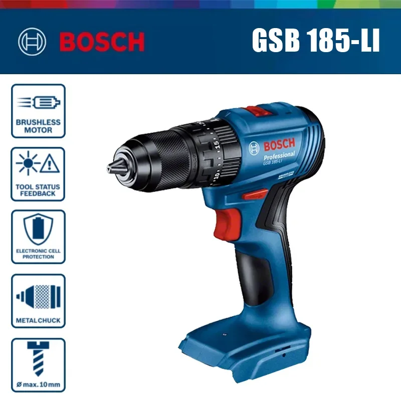 مثقاب طرق لاسلكي بدون فرشاة من - مراجعة Bosch Drill Gsb 18V وسعره