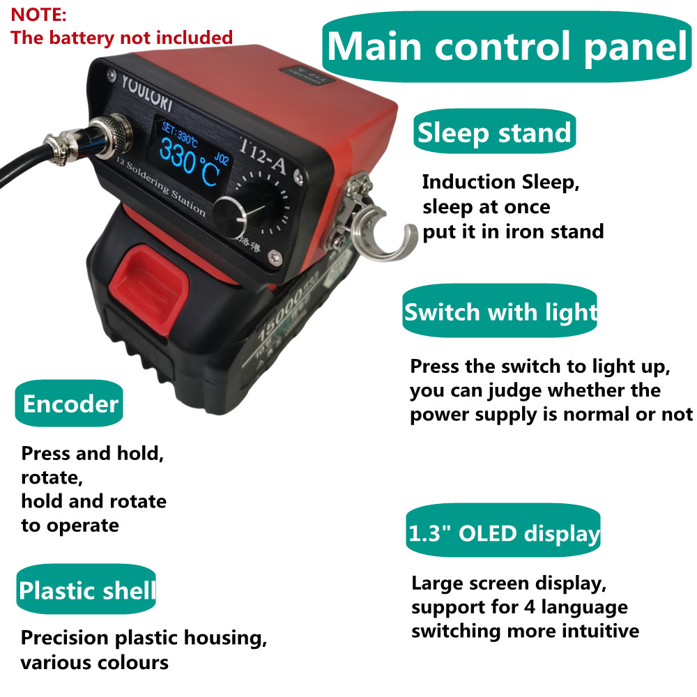 T12-A STM32 V3 محطة لحام لاسلك - مراجعة Milwaukee Drill M12 Fuel وسعره