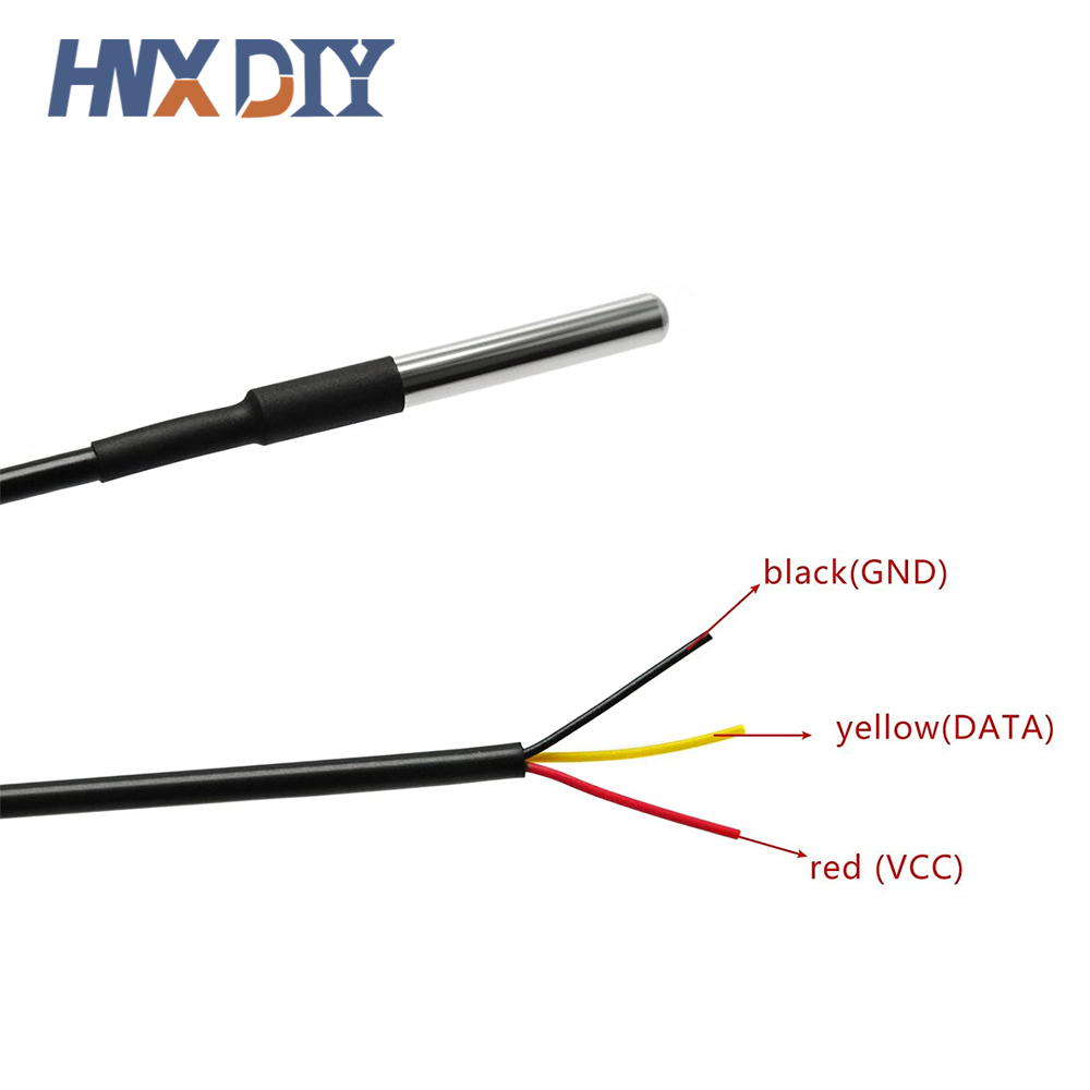 10 قطعة مقاوم للماء 18B20 مسبا - مراجعة Ds18B20 Temperature Sensor وسعره