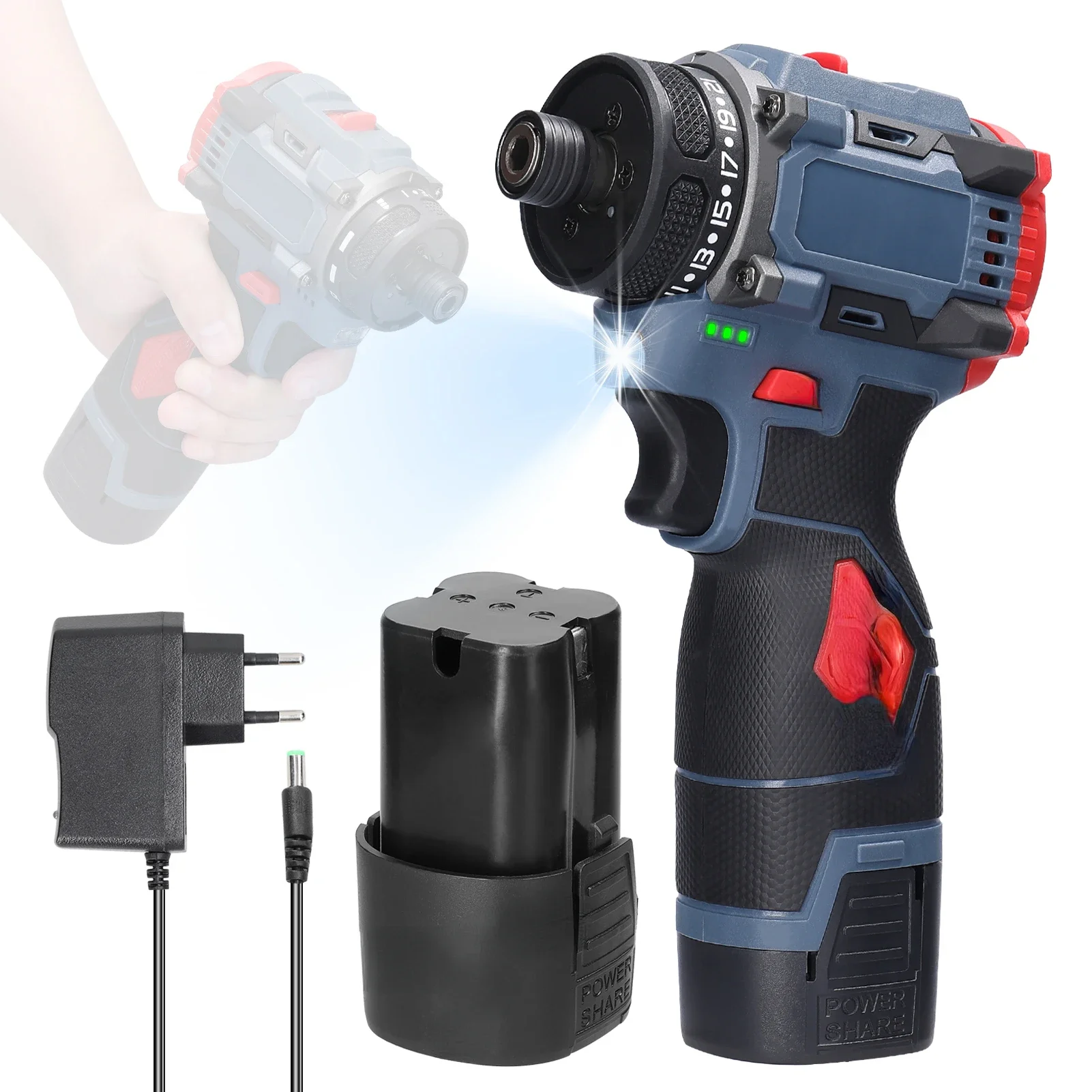 مفك كهربائي عالي الأداء بعزم د - مراجعة Diy Electronics For Sale وسعره