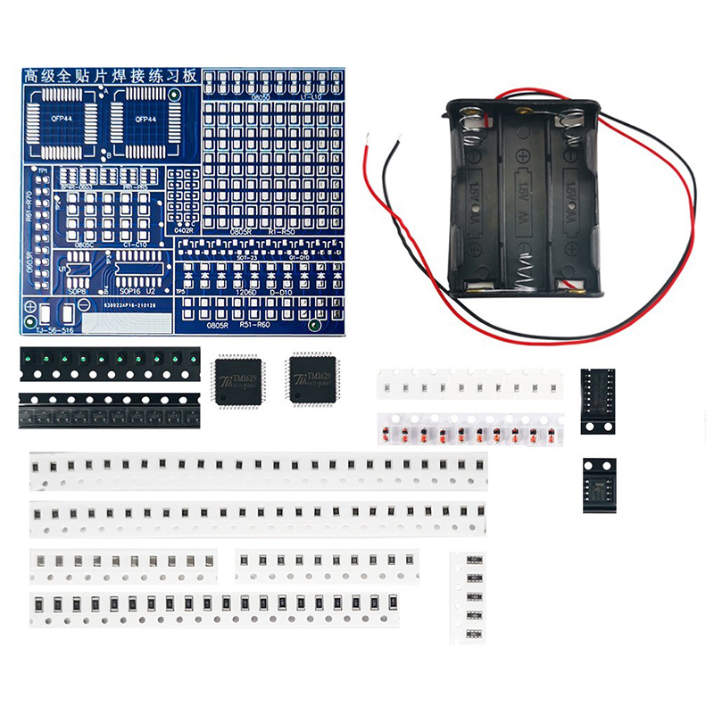 مكونات SMD/SMT لوحة ممارسة الل - مراجعة Diy Electronics Repair Kit وسعره