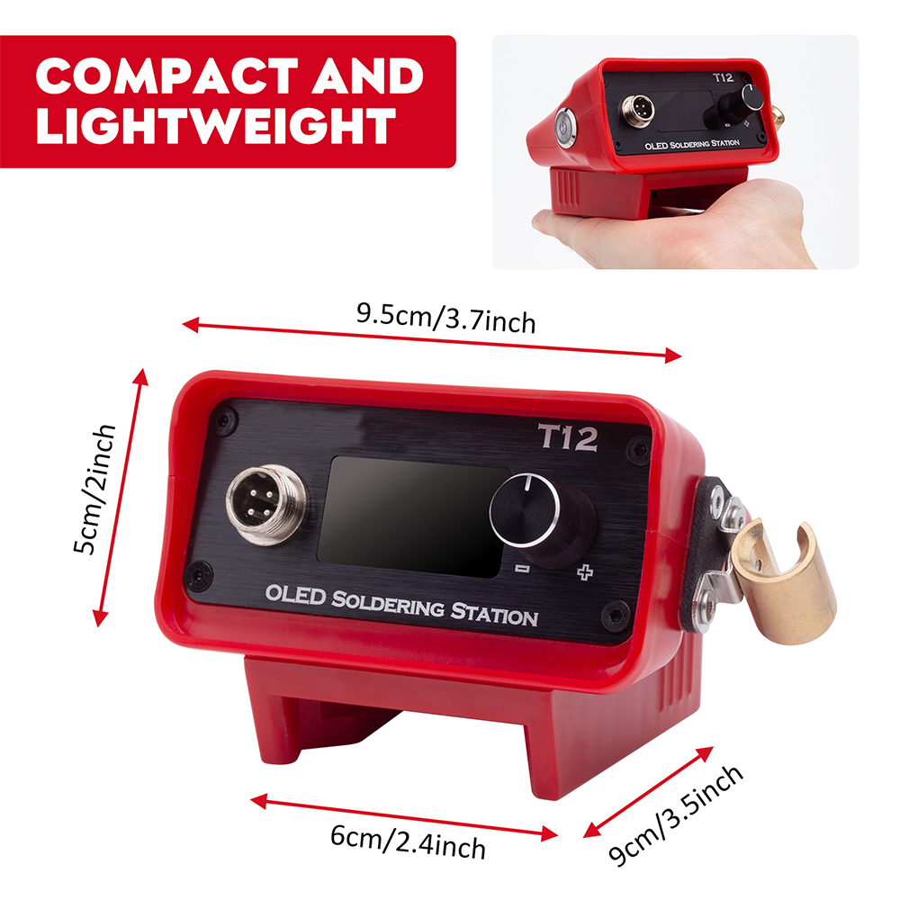 OLED T12 محطة لحام الحديد محطة - مراجعة Milwaukee Drill M12 Fuel وسعره