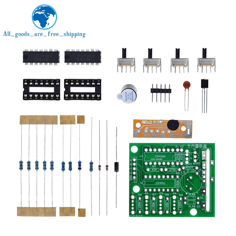 16 صندوق صوت الموسيقى BOX-16 م - مراجعة Diy Electronics Repair Kit وسعره