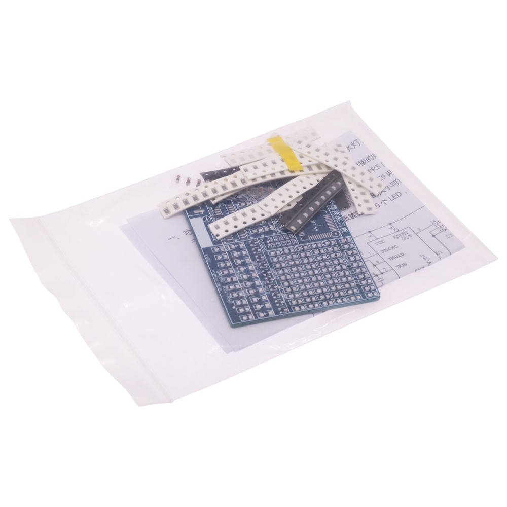 SMD NE555 CD4017 مكونات LED وا - مراجعة Diy Electronics Repair Kit وسعره