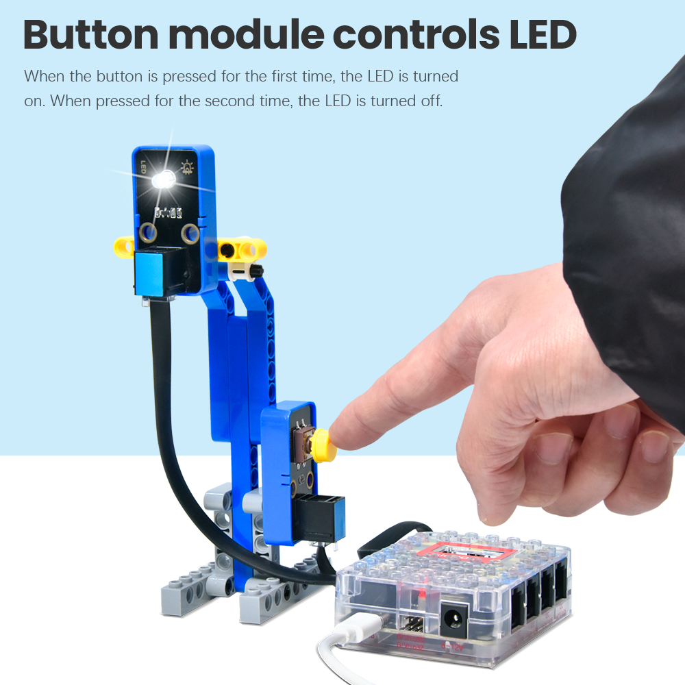 3/5 قطعة Kidsbits STEM اللبنات - مراجعة Diy Lego Electronics وسعره