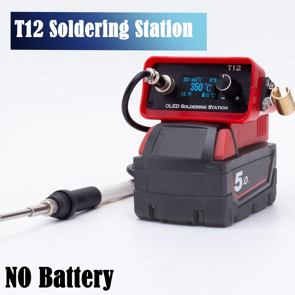 OLED T12 محطة لحام الحديد اللا - مراجعة Milwaukee Drill M12 Fuel وسعره