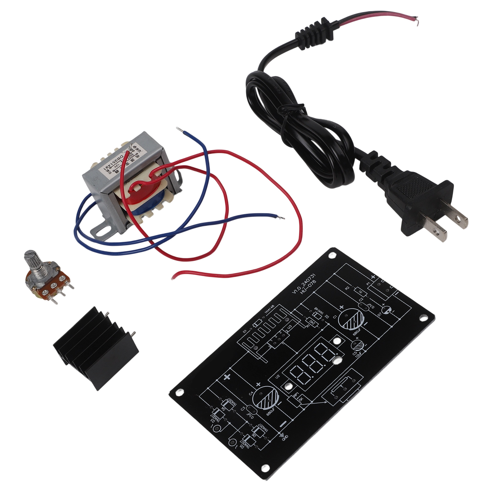 لوحة تنظيم الجهد LM317 مع فولت - مراجعة Diy In Electronics وسعره