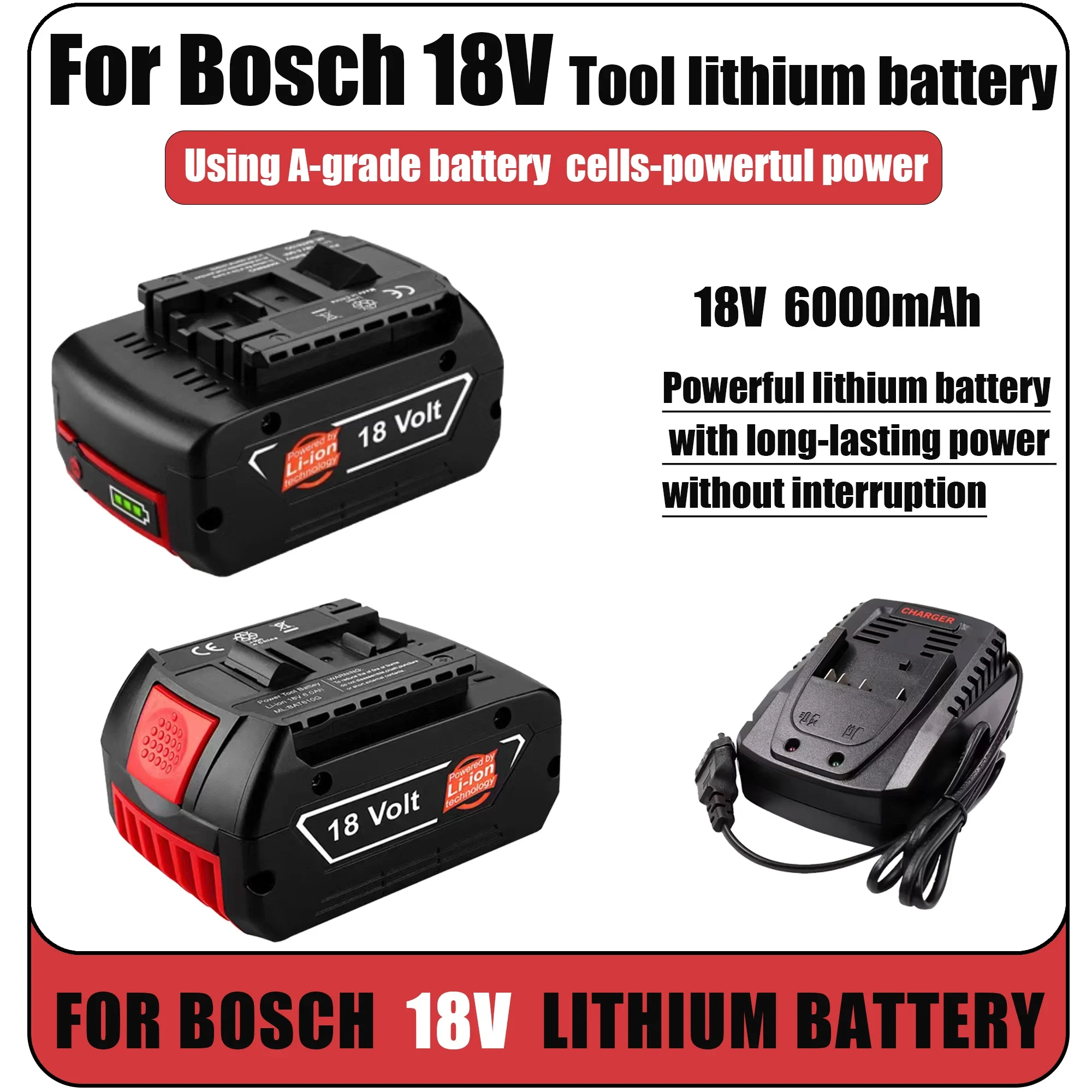 بطارية جديدة مطورة 18 فولت 6.0 - مراجعة Bosch Drill Gsb 18V وسعره