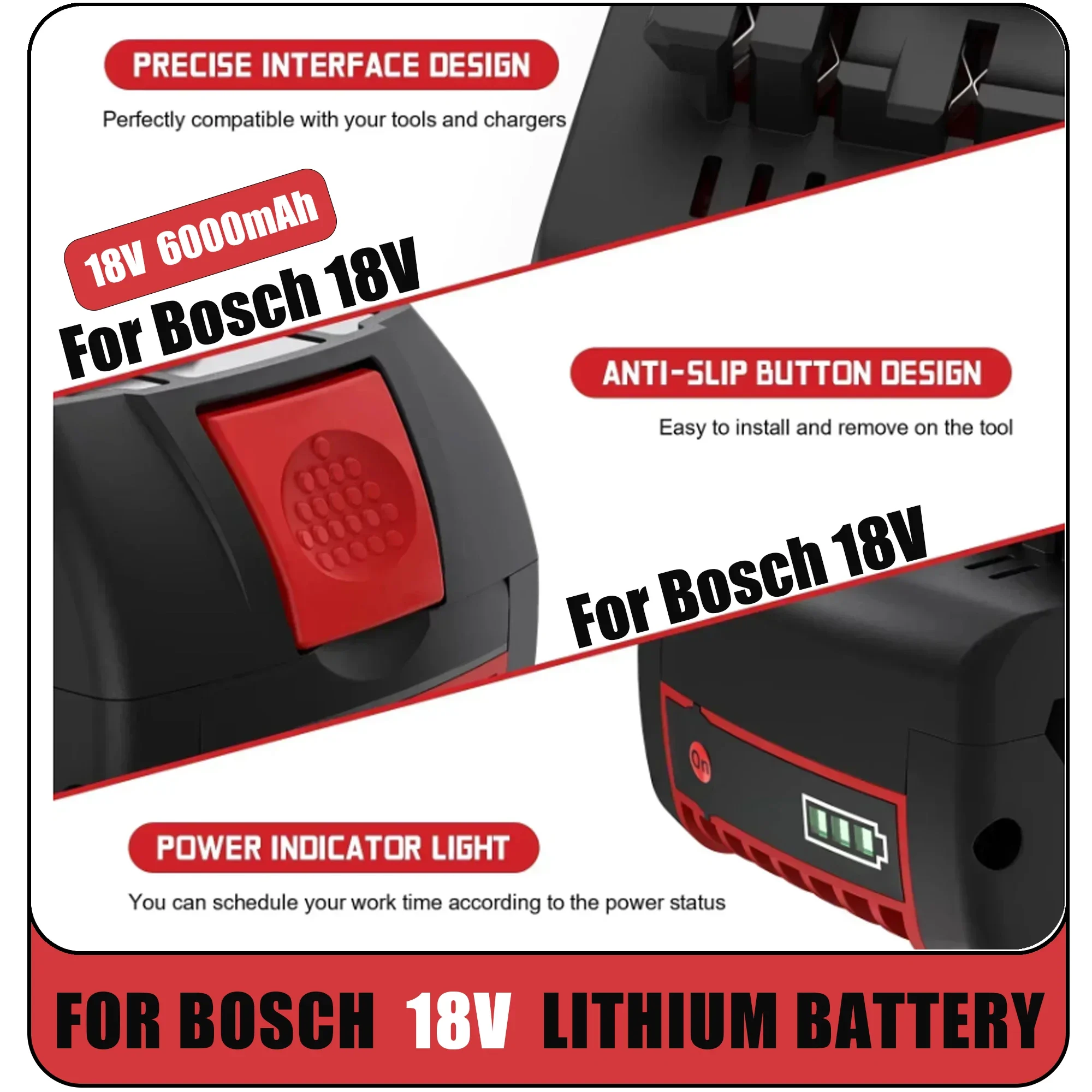بطارية جديدة مطورة 18 فولت 6.0 - مراجعة Bosch Drill Gsb 18V وسعره