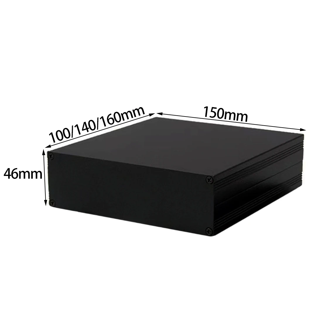 صندوق منقسم من الألومنيوم ، حا - مراجعة Diy Electronics Case وسعره