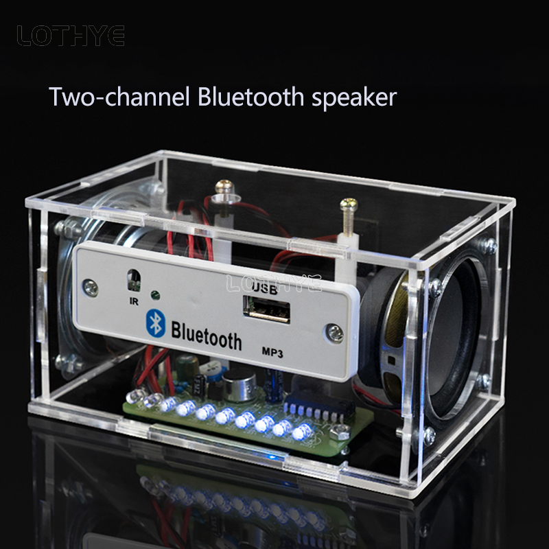 مكبر صوت بلوتوث صغير ثنائي الق - مراجعة Diy Electronics Audio وسعره