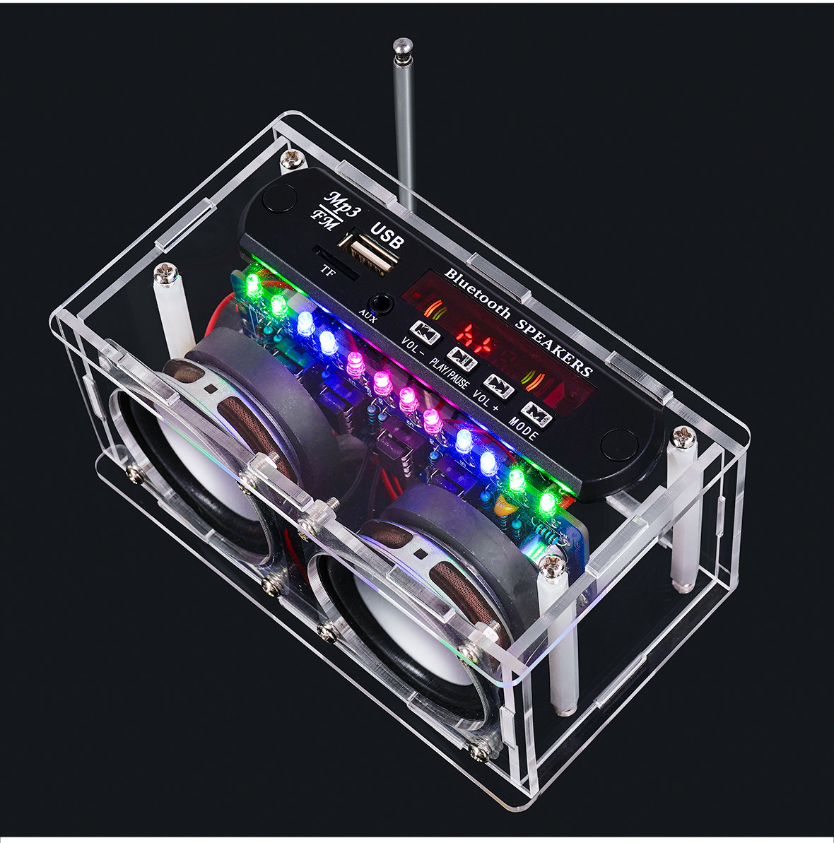 طقم صوتي للراديو افعلها بنفسك، - مراجعة Diy Electronics Audio وسعره