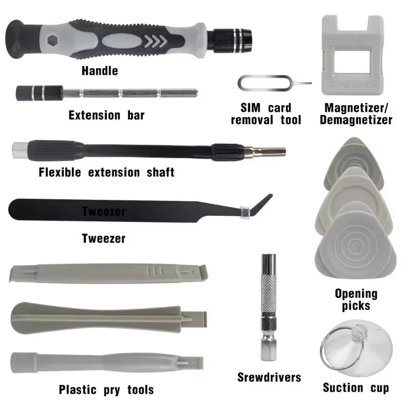 طقم مفكات دقيقة 115 في 1 مع رؤ - مراجعة Diy Electronics Repair Kit وسعره