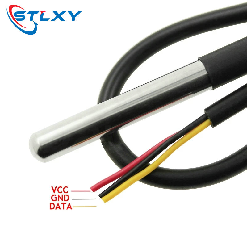5 قطع من مجسات درجة الحرارة DS - مراجعة Ds18B20 Temperature Sensor وسعره